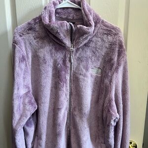 North Face Fleece- like new barely worn, light purple